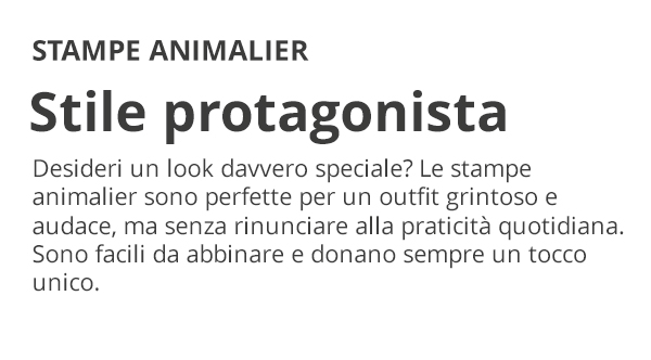 Scopri le stampe animalier per un look davvero protagonista 