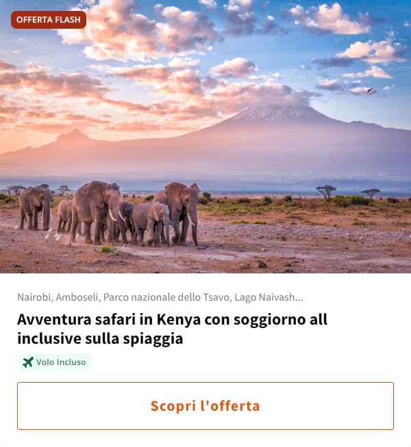 Avventura safari in Kenya con soggiorno all inclusive sulla spiaggia