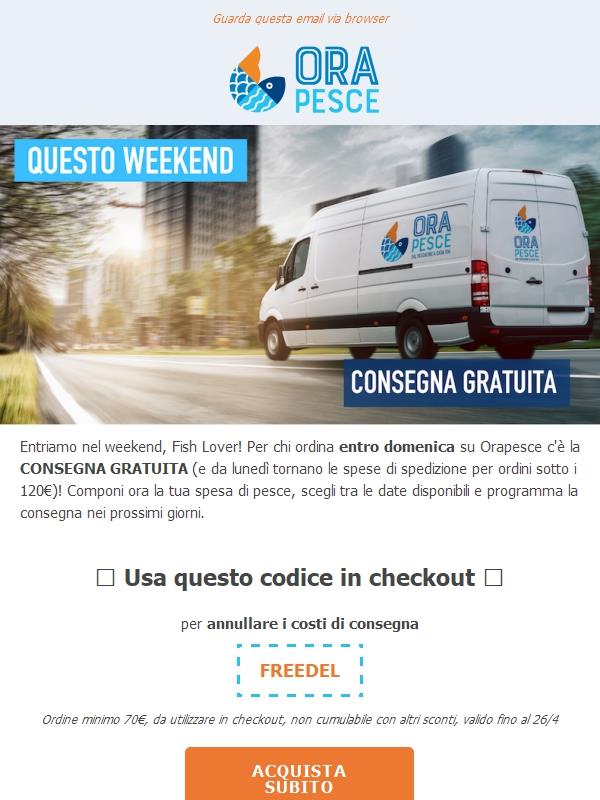 Aprile sta finendo ⏳, Fish Lover! Se ordini entro domenica la consegna è gratuita!