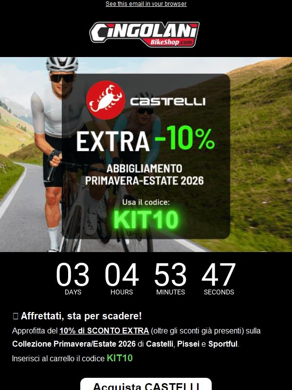 ⌛EXTRA -10%⌛ Sta per scadere!