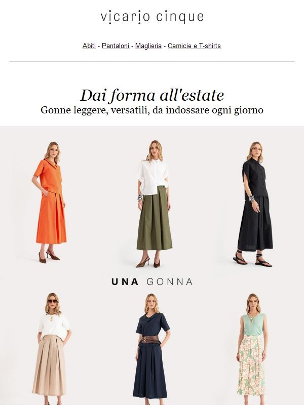 Gonne: Dai forma all'estate