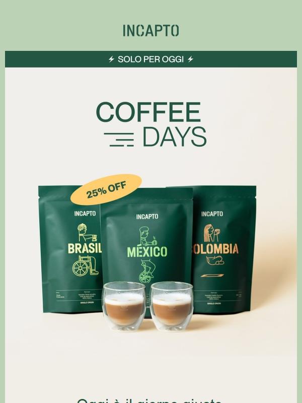 Solo oggi! 25% DI SCONTO ⚡🖤