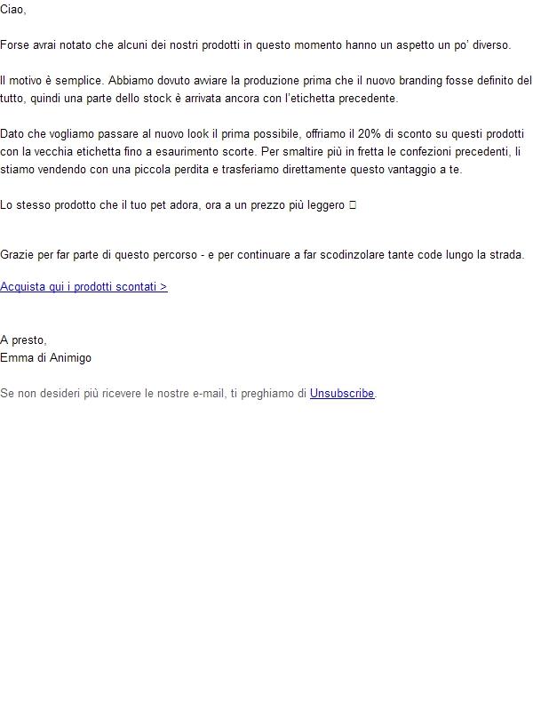 Abbiamo fatto un piccolo errore