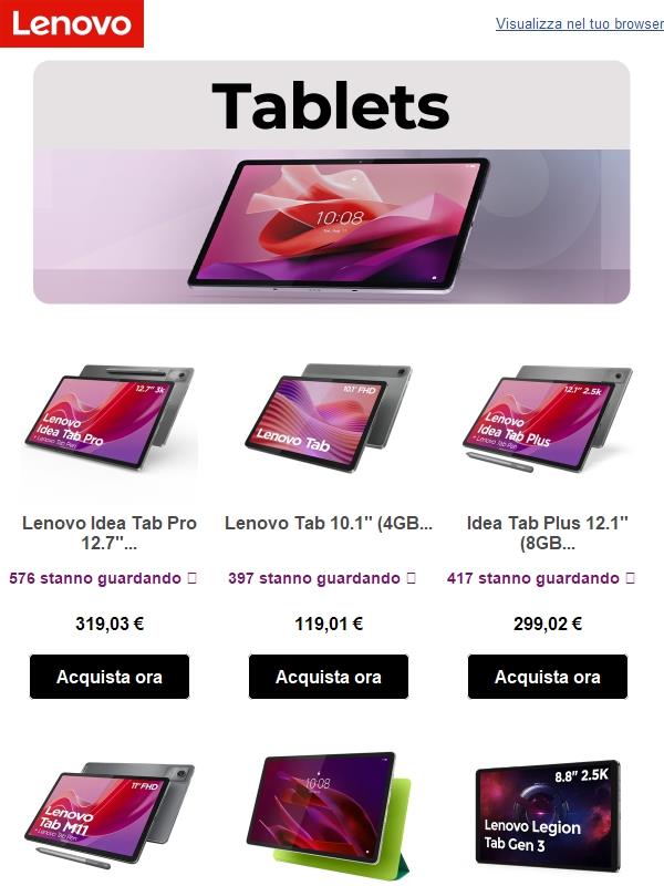 Nuove scelte personalizzate solo per te!