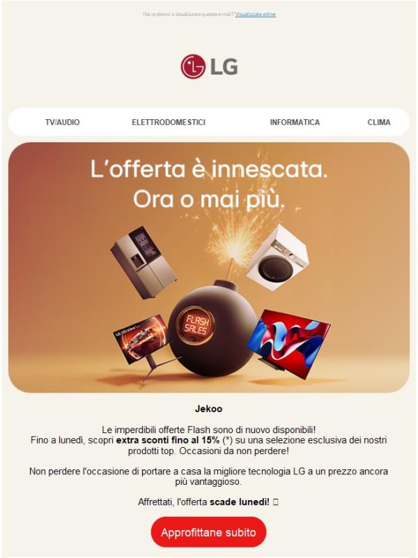 ⚡Offerte Flash: fino al 15% extra sconto