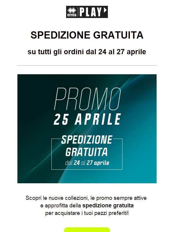 La spedizione è gratis 📦