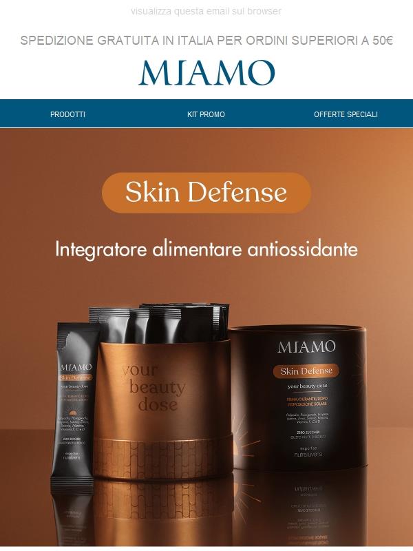 Skin Defense: il momento di iniziare la protezione antiossidante è adesso ☀️