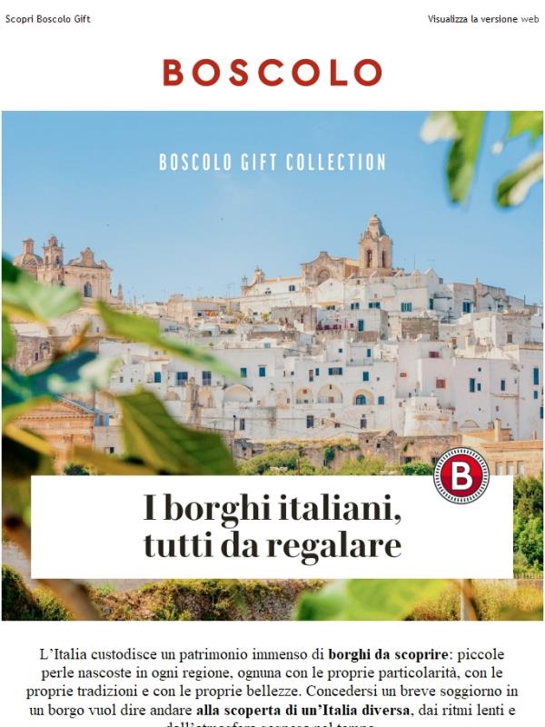 I più bei borghi italiani, in formato regalo