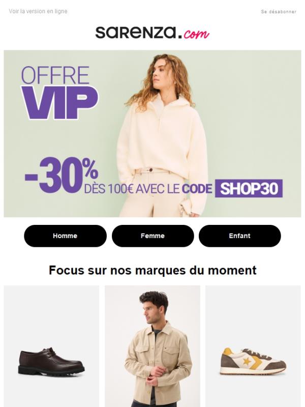 Lacoste, Boss, Geox... Jusqu'à -50%