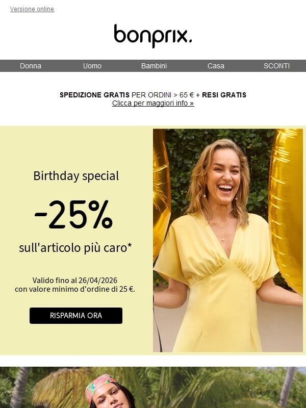 Birthday special 💌 -25% sui nuovi must have