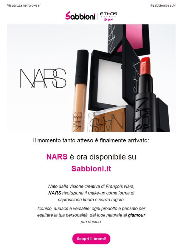 💄 Benvenuto NARS: il make-up più glamour è qui!