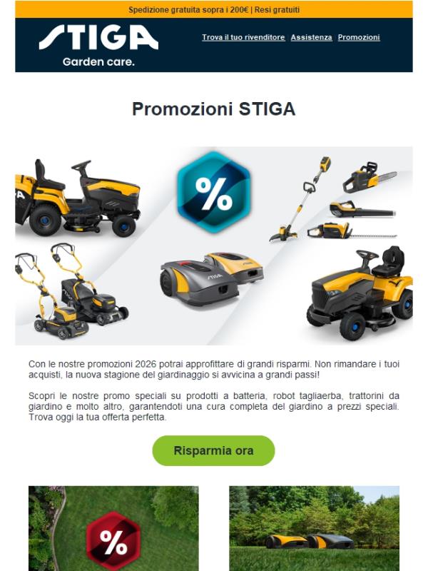 Promozioni STIGA