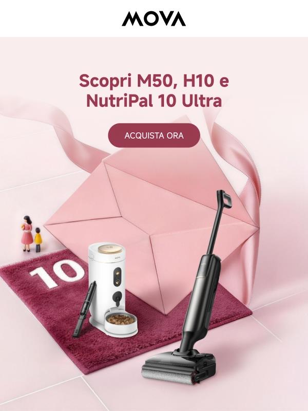 🏡 Una vita più intelligente inizia qui: scopri M50, H10 e NutriPal 10 Ultra