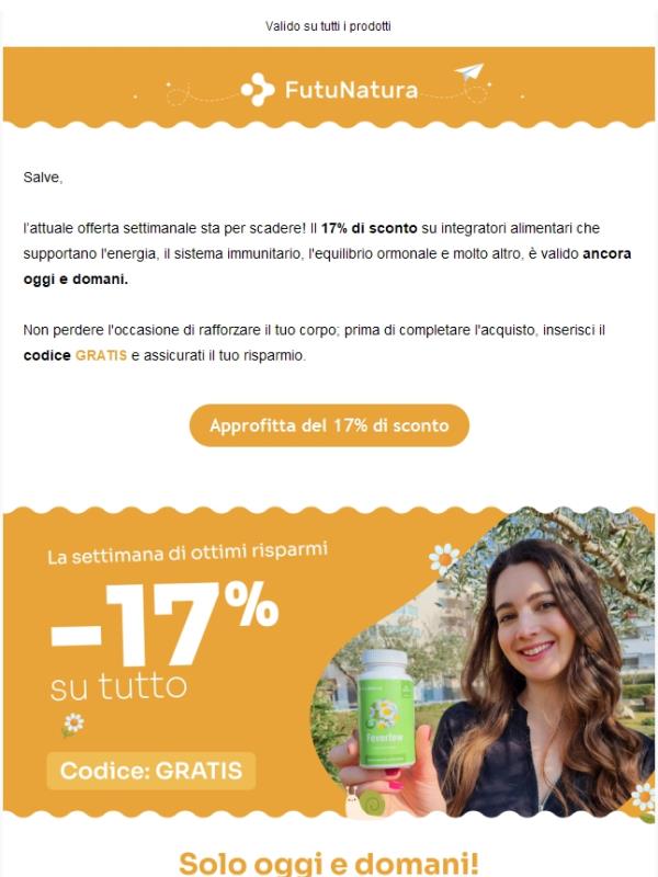 Le ultime ore del -17% 🚨