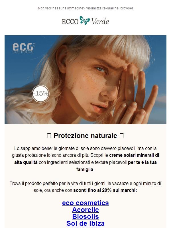 🌞Sconti fino al 20%🌞 sulle protezioni solari minerali!