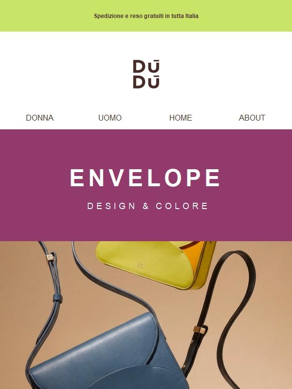 Envelope: design e colore
