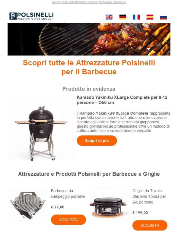 Barbecue perfetto? Scegli la qualità Polsinelli! 🔥🍖