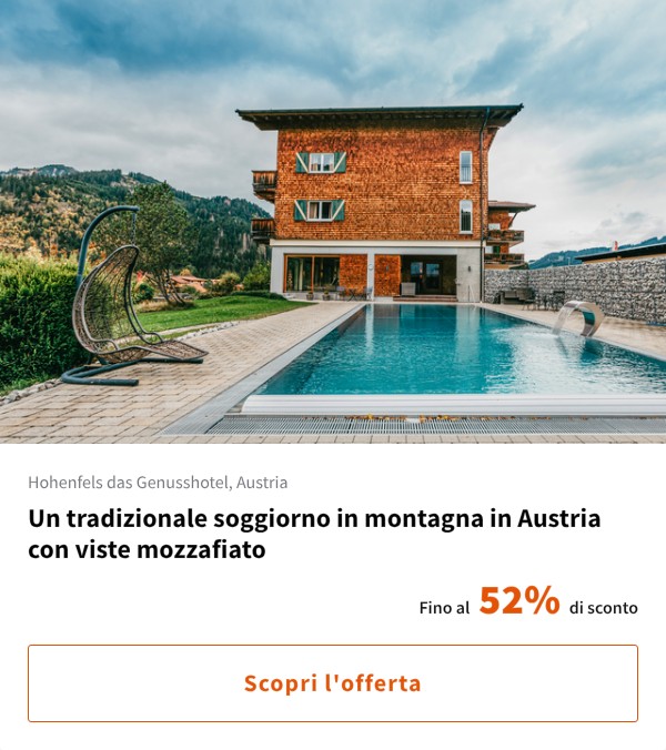 Un tradizionale soggiorno in montagna in Austria con viste mozzafiato