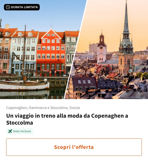 Un viaggio in treno alla moda da Copenaghen a Stoccolma