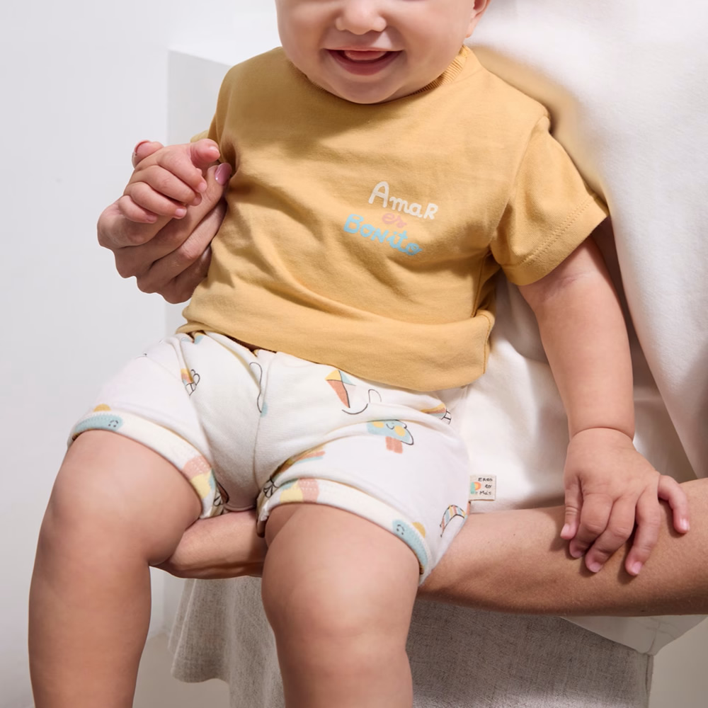 Image of COMPLETO T-SHIRT E PANTALONCINO CORTO 1077 NEONATO MAYORAL