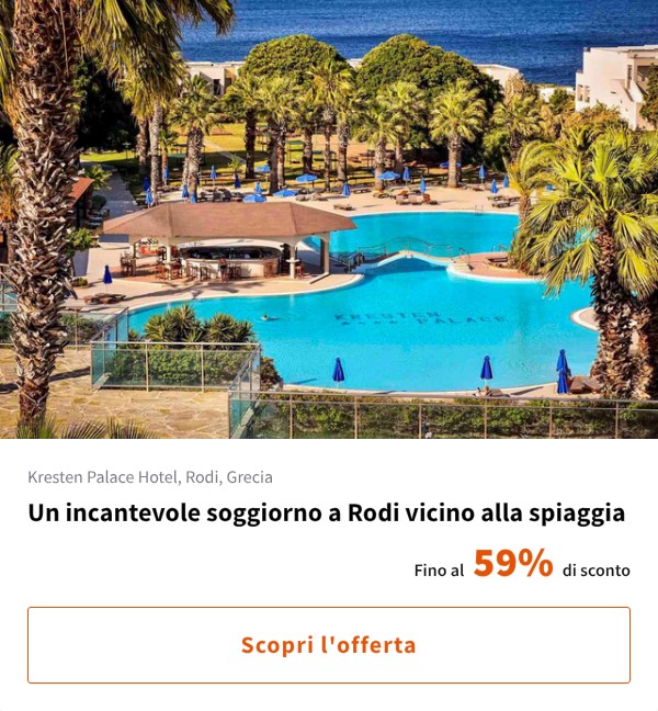 Un incantevole soggiorno a Rodi vicino alla spiaggia