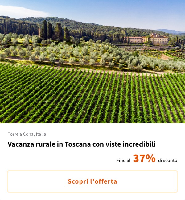 Vacanza rurale in Toscana con viste incredibili
