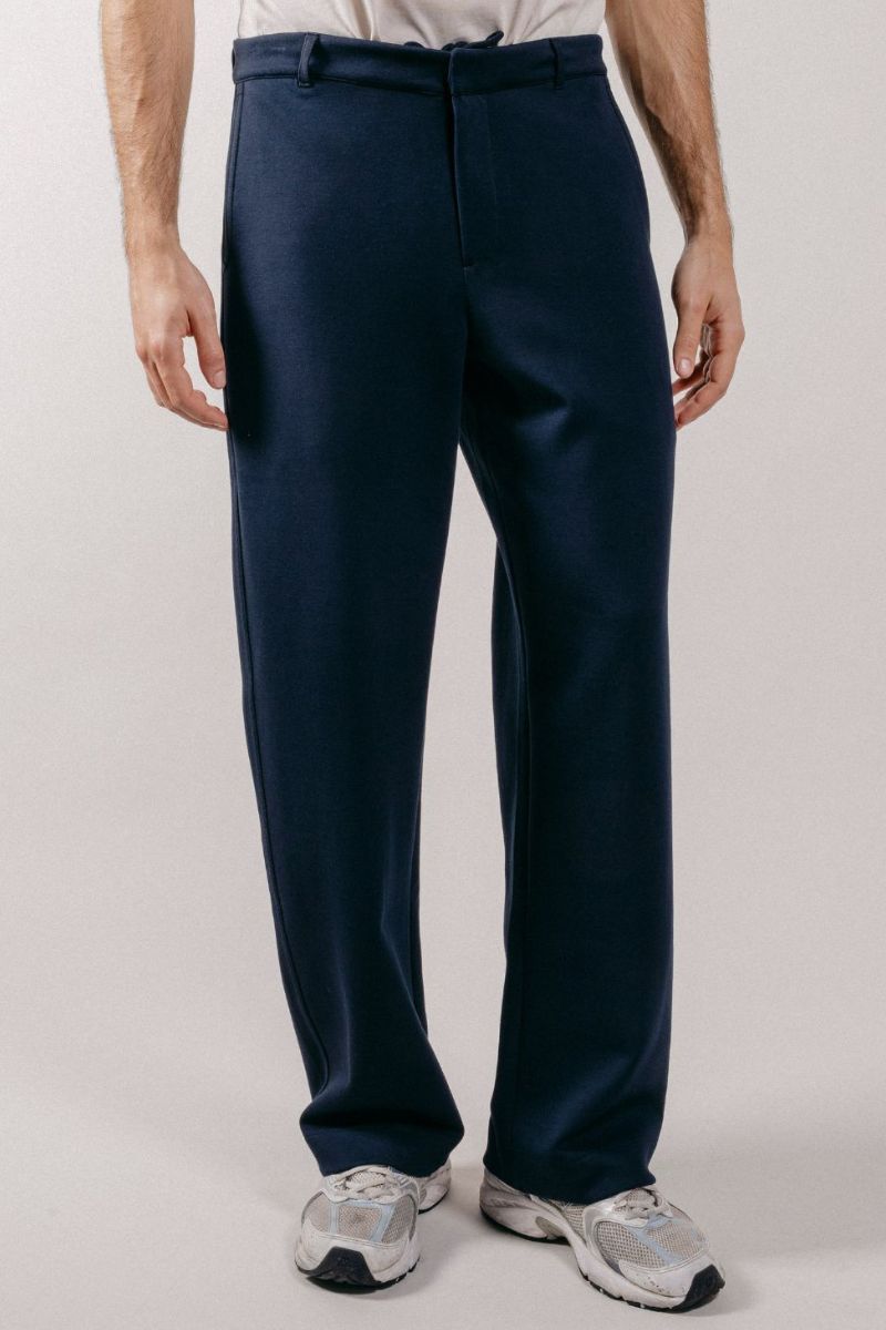 Pantalone in Interlock Navy