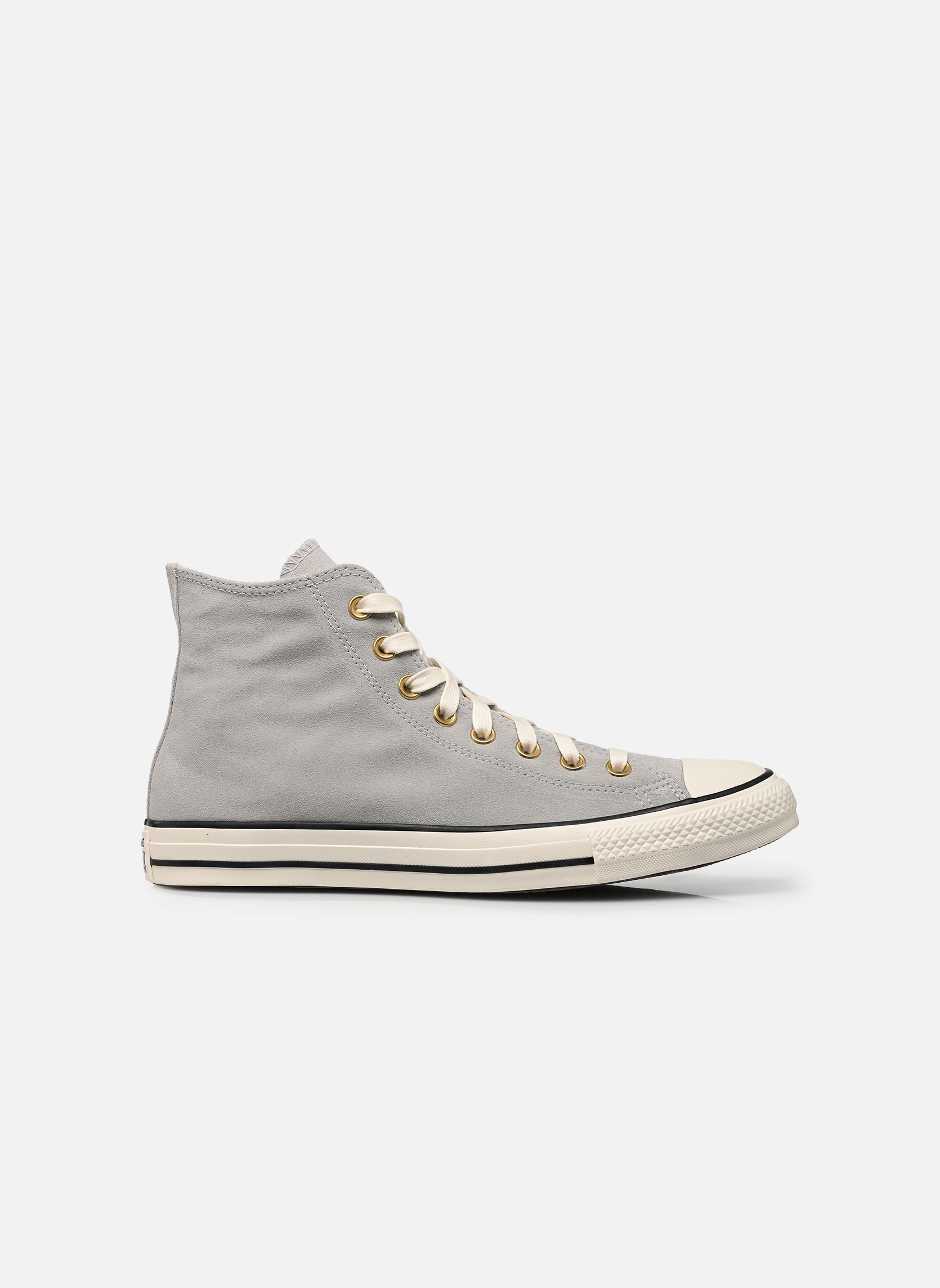 Converse Baskets toile Chuck Taylor All Star Suede Hi M homme gris