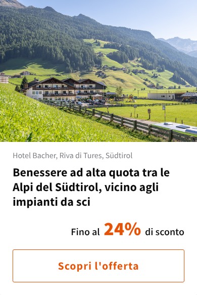 Benessere ad alta quota tra le Alpi del Südtirol, vicino agli impianti da sci