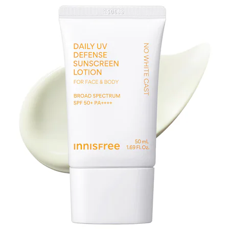 Daily UV Defense Invisible Korean Sunscreen Lotion Broad Spectrum SPF 50+ PA++++