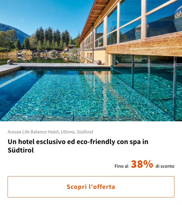 Un hotel esclusivo ed eco-friendly con spa in Südtirol