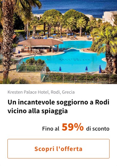 Un incantevole soggiorno a Rodi vicino alla spiaggia