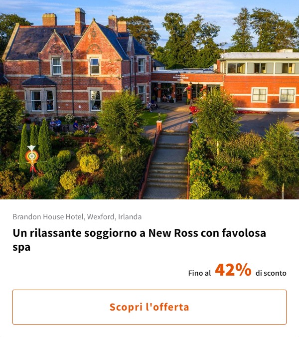 Un rilassante soggiorno a New Ross con favolosa spa
