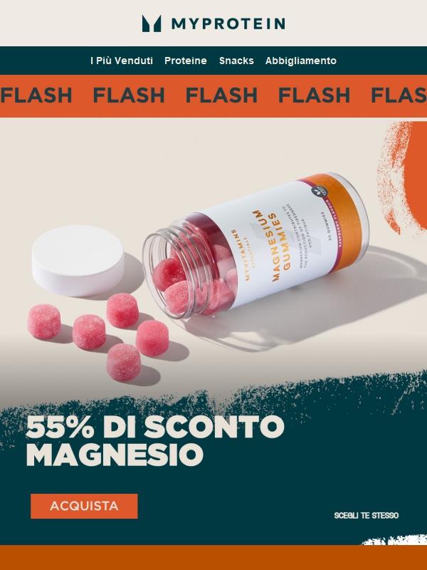 Solo 24 Ore 💥 -55% sul Magnesio