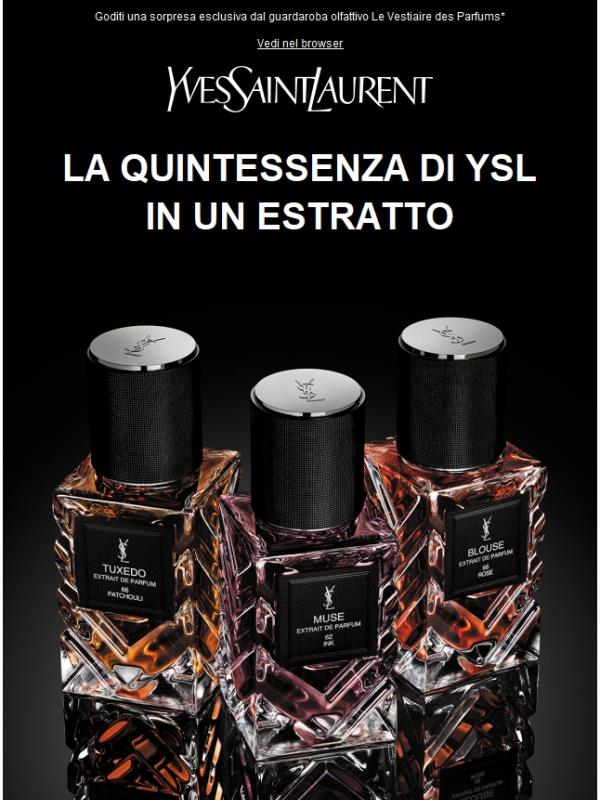 Le Vestiaire des Parfums Les Extraits: svela le fragranze YSL più intense