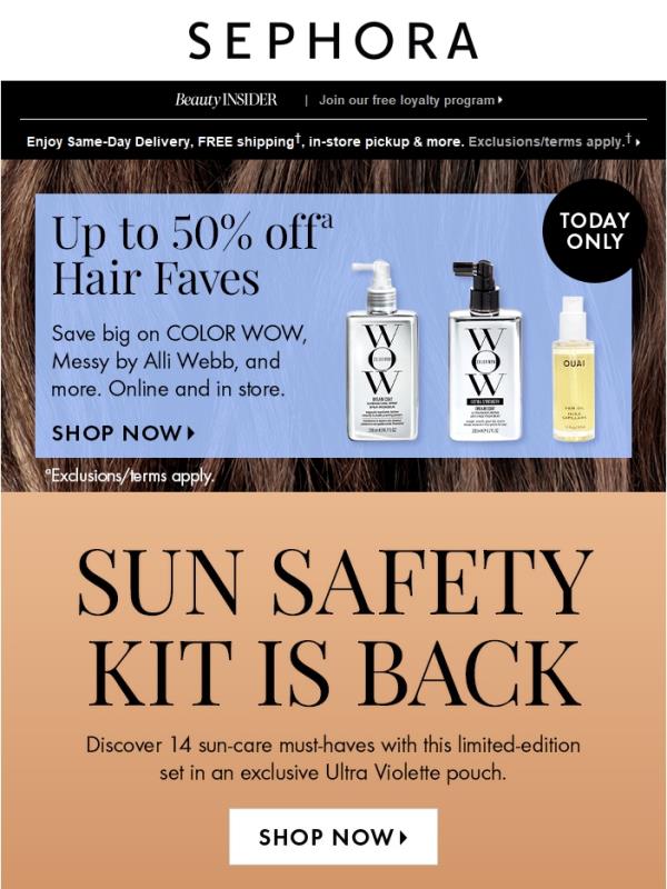 Enter a NEW ERA OF SPF with this Sephora Favorites set ☀️🌟
