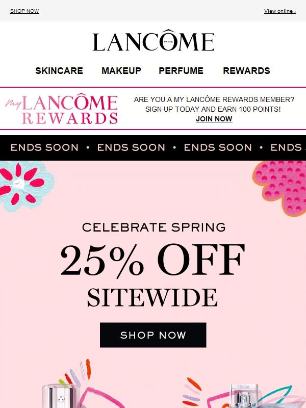 25% Off + FREE Gift on $125+ Stock Up Now!