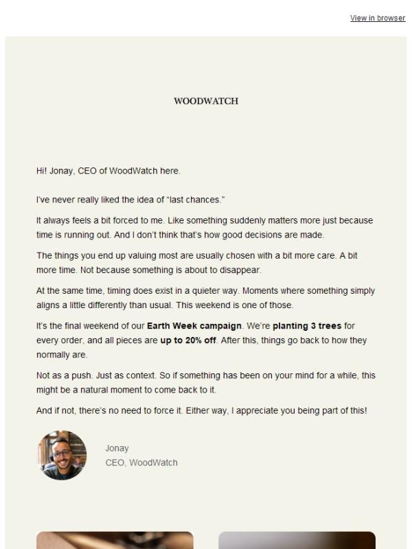 I don’t like last chances