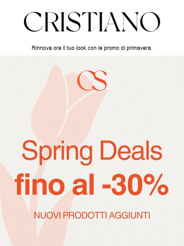Rinnova il tuo look 🌸 Fino al -30%