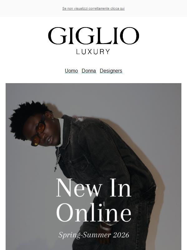 SS26 Online: Scopri la nostra selezione