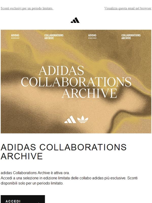 adidas Collaborations Archive è attiva ora.