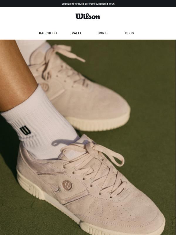 Un’icona è per sempre. La star dei campi indoor del 1994 ritorna per accompagnarti dal campo alla club house.