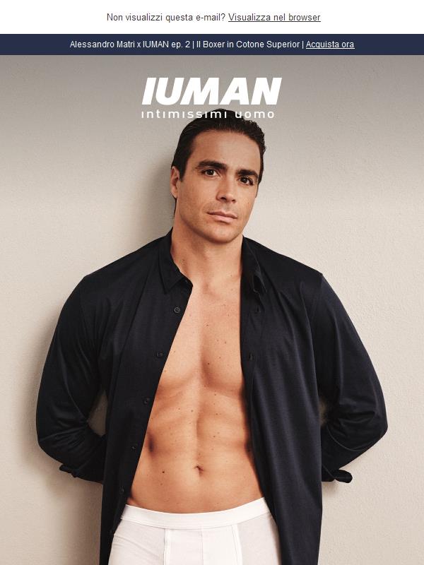 Matri x IUMAN ep. 2 | Il Boxer in Cotone Superior a 9,90€