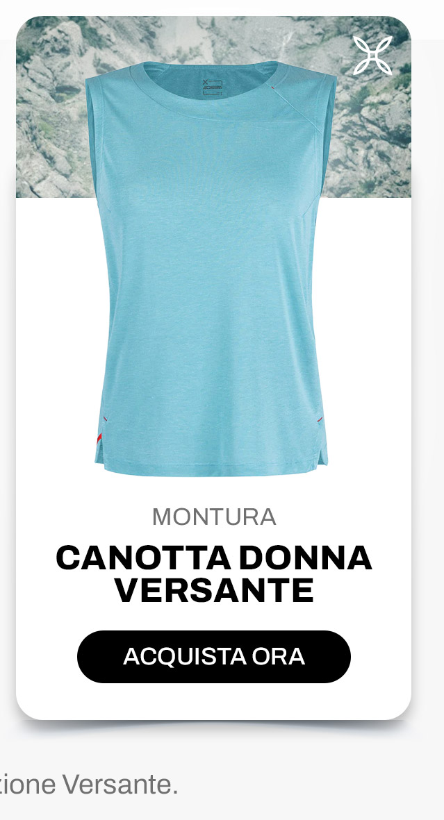 Canotta donna Versante