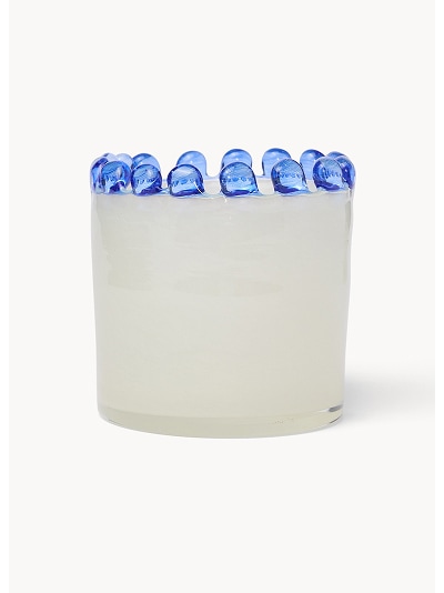 Votivo in vetro colorato in pasta