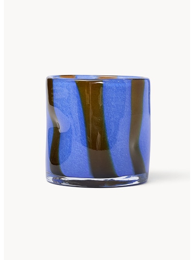 Candeliere in vetro colorato in pasta