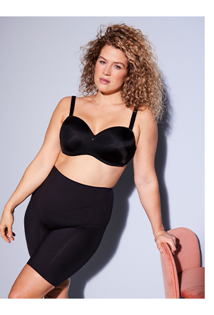 Reggiseno versatile con coppe morbide e spalline staccabili, coppa C-E