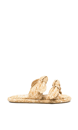 Carousel linen sandals