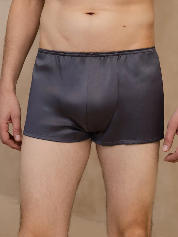 Image of Boxer Intimo Da Uomo Ultra Morbido In Pura Seta