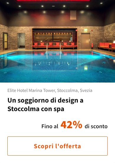 Un soggiorno di design a Stoccolma con spa